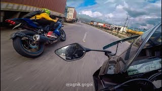 Yamaha R15 V3 In Action  Street Racing [upl. by Godfrey]