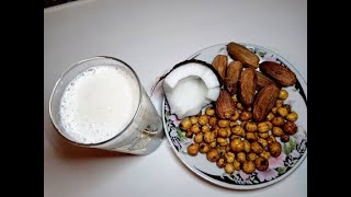 How to Make Tiger Nuts Dates and Coconut Milk  KAYAN MATA [upl. by Ikciv]