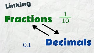 Linking Fractions and Decimals  Maths  EasyTeaching [upl. by Lordan11]