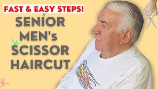 SENIOR MEN HAIRCUT AT HOME [upl. by Neala]