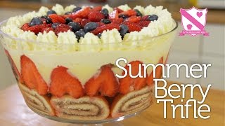 Summer Berry Trifle  In The Kitchen With Kate [upl. by Samy]