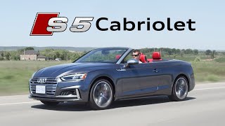 2018 Audi S5 Cabriolet Review  Topless Turbo Fun [upl. by Auberbach]