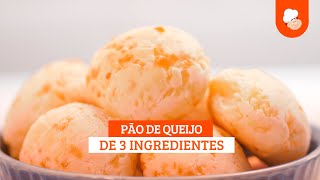 Pão de queijo 3 ingredientes — Receitas TudoGostoso [upl. by Eidna]