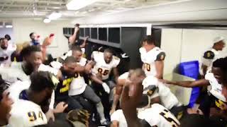 NCAT FOOTBALL LOCKER ROOM AFTER DEFEATING THE ECU PIRATES [upl. by Eirol]