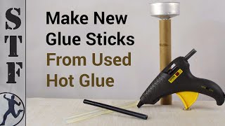 Make New Glue Sticks from Used Hot Glue [upl. by Aisul907]