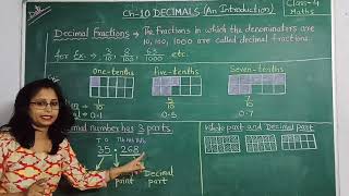 Class 4 Maths Chapter 10 Decimals An Introduction  Explanation  PartI [upl. by Nasaj]