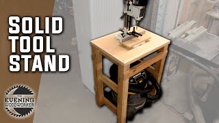 DIY Tool Stand made from 2x4s  Evening Woodworker [upl. by Eruot842]