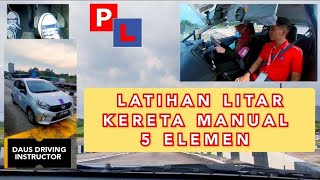 Latihan Litar  Kereta Manual  5 Elemen  Desalita [upl. by Mattson]