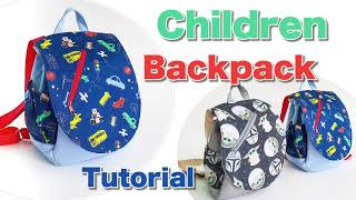 How to make a Toddler BackpackKids Back bag tutorial [upl. by Suilienroc]