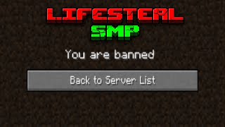 getting banned off lifesteal SMP season 4 on day 1 [upl. by Lenaj]