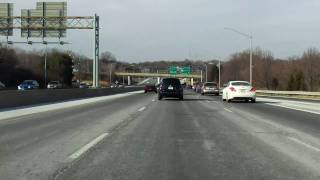 Baltimore Beltway Interstate 695 Exits 44 to 33 outer loop [upl. by Anawyt]