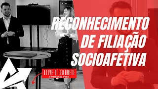 DIREITO DE FAMÍLIA Reconhecimento de filiação socioafetiva [upl. by Nirro]