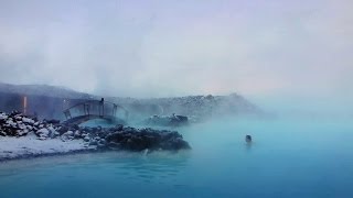 Blue Lagoon Iceland on a winterday [upl. by Bohlin]