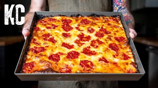 Sheet Pan Pizza Thatll Impress Any Italian Grandma Same Day Dough [upl. by Bard]