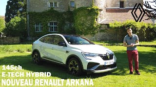 Nouveau RENAULT ARKANA Etech Hybride 145ch HEV [upl. by Rodd]