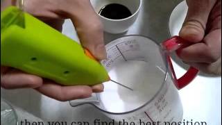 How To Make Latte Art with Mini Milk Frother [upl. by Sabrina]