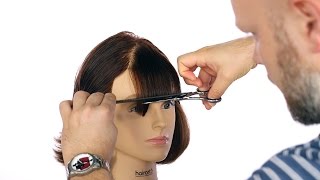 How to Cut Bangs  TheSalonGuy [upl. by Leyes]