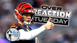 Overreaction Tuesday Rich Eisen Talks Bengals Steelers Panthers Belichick CFP and More [upl. by Nashoma]