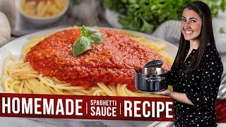 Homemade Spaghetti Sauce Recipe [upl. by Kleiman82]