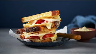 How to make The Golden Ham amp Cheese Toastie by Jarlsberg® [upl. by Ahsiniuq899]