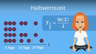 Halbwertszeit berechnen  einfach erklärt [upl. by Elyse]