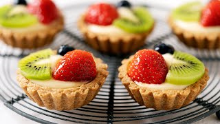 Mini Fruit Tarts Recipe [upl. by Anihs948]