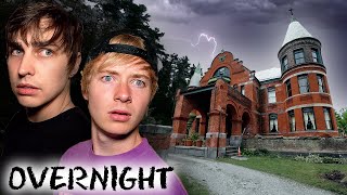 OVERNIGHT in USAs Most Haunted Castle scary [upl. by Eusoj]