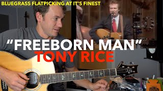 Guitar Teacher REACTS quotFreeborn Manquot Tony Rice Mark OConnor Bela Fleck amp MORE [upl. by Osnofledi708]