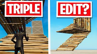 How to TRIPLE EDIT like a PRO  Fortnite Tips and Tricks 101 [upl. by Saiasi952]