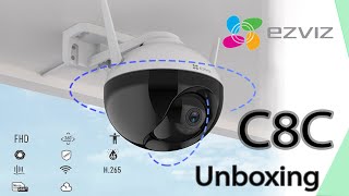 C8C ezviz unboxing  how to setup C8C ezviz  AI power human detection Camera [upl. by Chrisy]