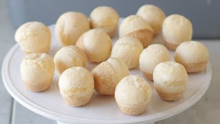 How to Make Brazilian Cheese Bread  Easy Pão de Queijo Recipe [upl. by Horten]