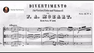 Mozart  Divertimento for String Trio K 563 1788 [upl. by Dylana]