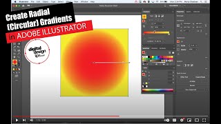 How to Create Circular Radial Gradients in Adobe Illustrator [upl. by Novyaj]