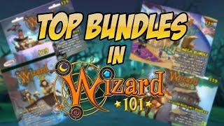 My Top Bundles in Wizard101 [upl. by Anerroc]