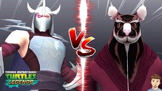 TMNT Legends  SPLINTER VS SHREDDER [upl. by Cassi]