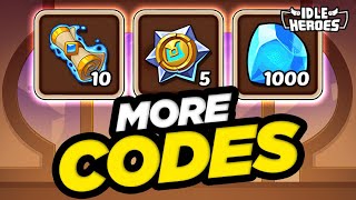 Idle Heroes  Even MORE Codes Are Here [upl. by Roeser]