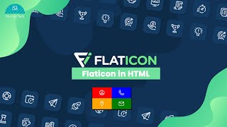 Hot to use FLATICON icons in HTML as webfonts [upl. by Yssis]