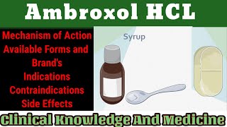 Ambroxol Hydrochloride Indications Contraindications Caution and Side Effects [upl. by Lomaj53]