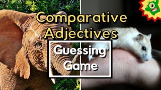 Comparative Adjectives Game  ESL Guessing Game [upl. by Janet653]