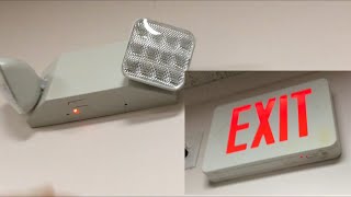 Testing Emergency Lights and Exit Signs [upl. by Blackmore]