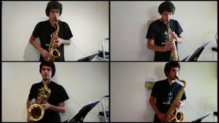 Eine Kleine Nachtmusik mov 1 quotAllegroquot  Saxophone Quartet [upl. by Anitsrik138]