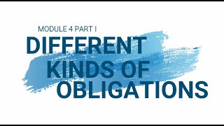 OBLICON LECTURE DIFFERENT KINDS OF OBLIGATIONS PART 1 ART 11791182 [upl. by Ikik]