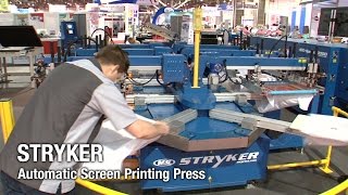 Stryker  Automatic Screen Printing Press  MampR Screen Printing [upl. by Segal184]