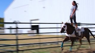 Haley Ganzel A Trick Riding Legacy [upl. by Azilef]