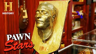 Pawn Stars BIG MYSTERY Behind Napoleons Death Mask Season 18  History [upl. by Dolhenty]