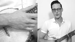 Clawhammer Banjolele ukulele Lesson  Christopher DavisShannon [upl. by Bodrogi]