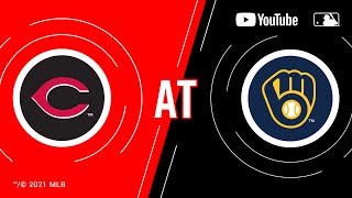 Reds at Brewers  MLB Game of the Week Live on YouTube [upl. by Esela]