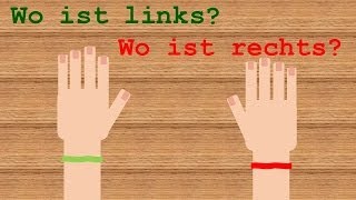 RECHTS und LINKS  Kinder bekommen eine Vorstellung von Raum und Richtung [upl. by Avan190]