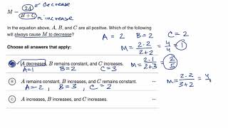 Algebraic properties  Worked example  Praxis Core Math  Khan Academy [upl. by Enileuqkcaj419]