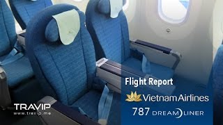 Vietnam Airlines Deluxe Premium Economy cabin HANSGN Boeing 7879 Dreamliner [upl. by Atirac]